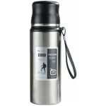 Top Sport 600 ml Thermos Portable Vacuum Flask Insulated Tumbler Bottle With Rope -Silver