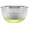 20Cm Kitchen Steel Mixing Bowl For Baking Cooking Salad Fruits- Silver