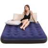 Intex Comfort Quest 5x6 Double Air Bed Inflatable Camping Mattress - Navy Blue