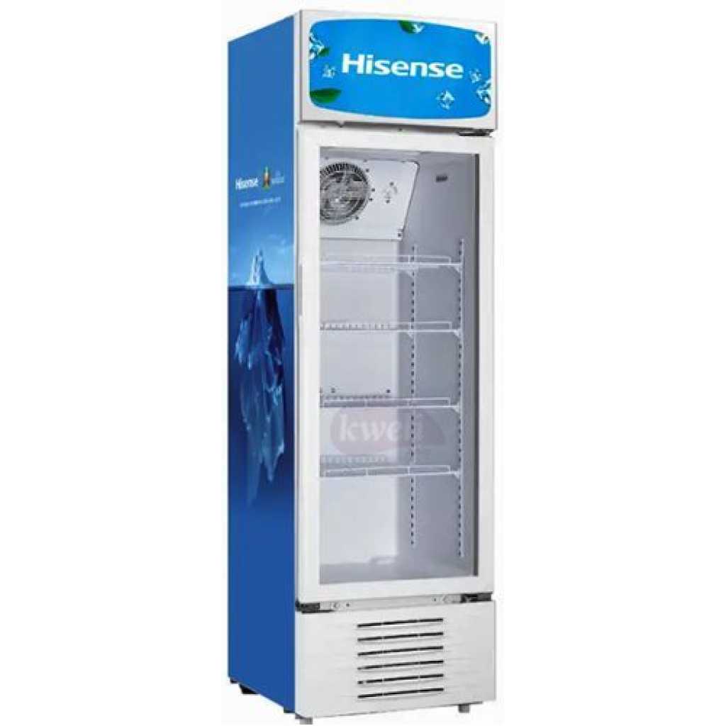 Hisense 300 Litre Single Door Display Cooler | FL-30FC; Vertical Display Chiller, Single Showcase Display Refrigerator