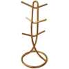 6 Cup Stand Holder Storage Organizer Rack, Gold