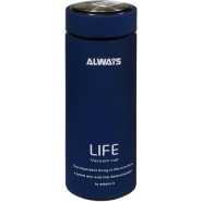 450mls Always Life Slim And Quality Vacuum Bottle - Blue