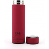 Life Stainless Steel Tea Water Coffee Flask Vacuum Bottle, 450ml – Red Flask TilyExpress