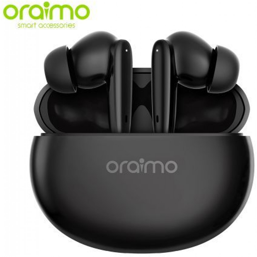 Oraimo Riff Smaller For Comfort True Wireless Earbuds – Black Headsets TilyExpress 9