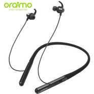 Oraimo Wireless Headsets, Necklace 3 Lite Neckband BT 5.0 Wireless Earphone - Black