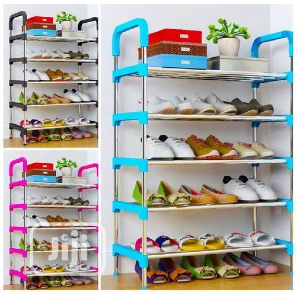 Multi-Tier Shoe Organizers Shoe Racks Organizer - Blue