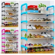 Multi-Tier Shoe Organizers Shoe Racks Organizer - Blue