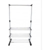 Shoe Rack Holding With Cloth Support - Silver