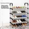 Multi-Tier Shoe Organizers Shoe Racks Organizer - Black