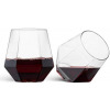 6 Pieces Of Diamond Wine Juice Cup Glasses – Colorless Bar Cocktail & Wine Glasses TilyExpress