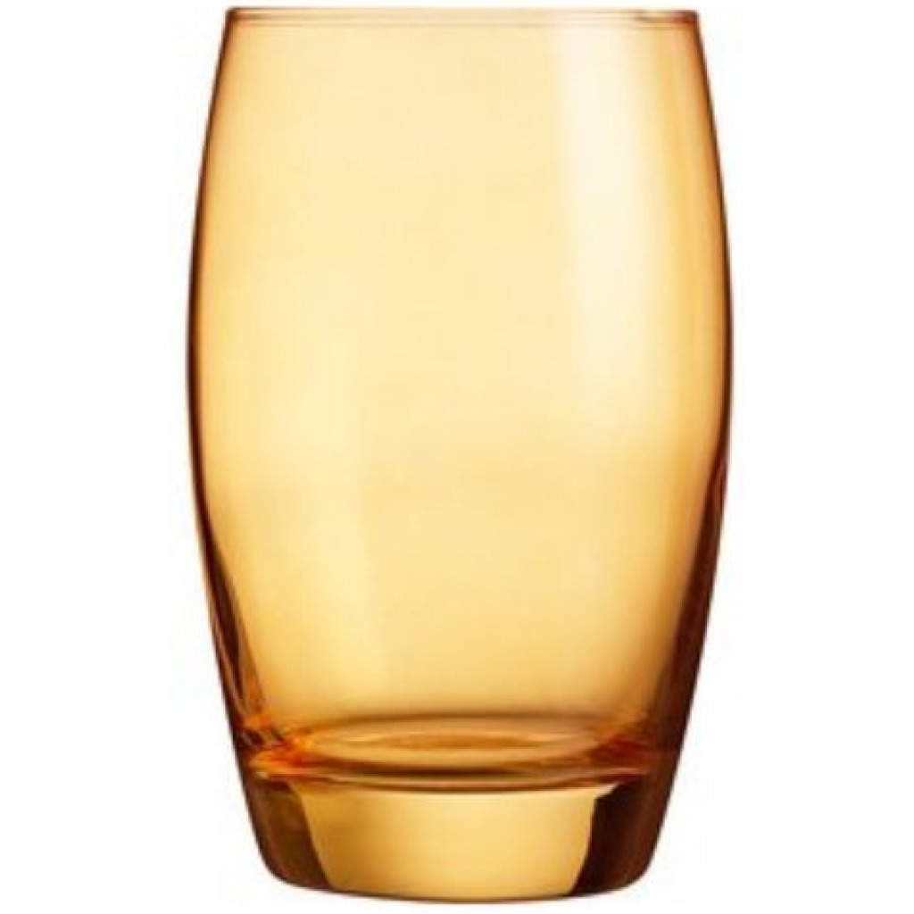 Arcoroc 6 Pieces Of Oval Water Juice Glasses Cup Tumblers Drinkware -Orange Beer Glasses TilyExpress