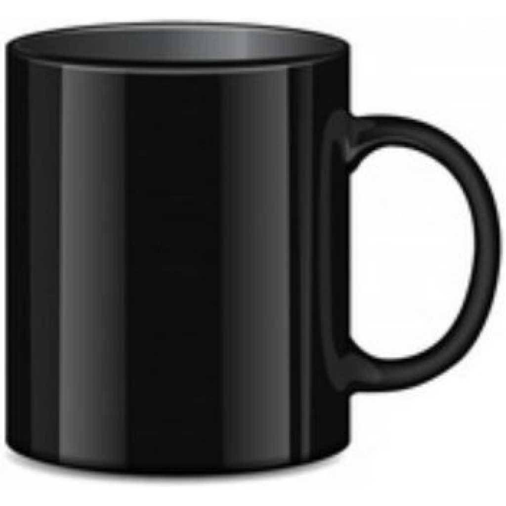 6 Pieces Of Tea Coffee Cup Mugs - Black