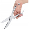 Professional Steel Poultry Kitchen Scissors For Chicken, Meat, BBQ-Silver.
