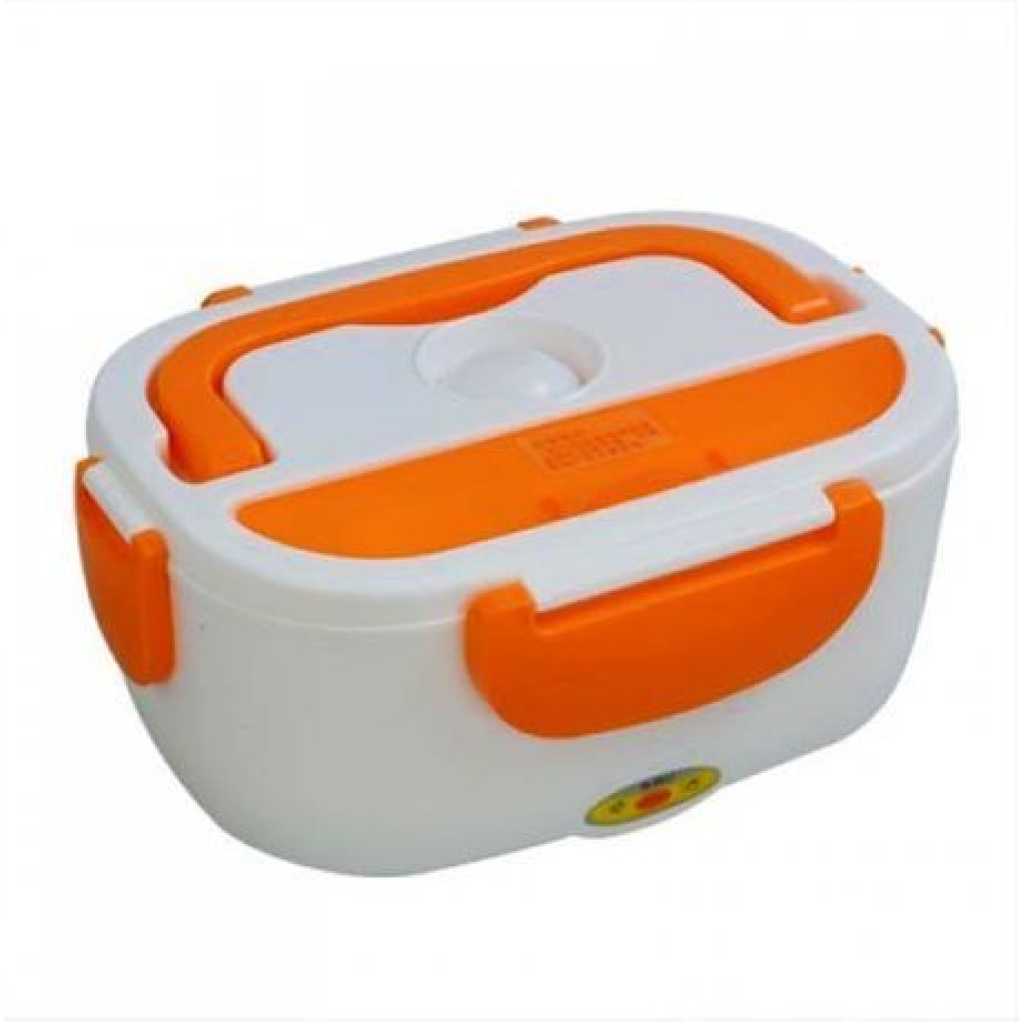 Portable Electric Lunch Box Car Food Warmer - Orange