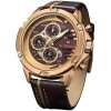 Naviforce Chronograph Luxury Analog Designer Watch - Brown