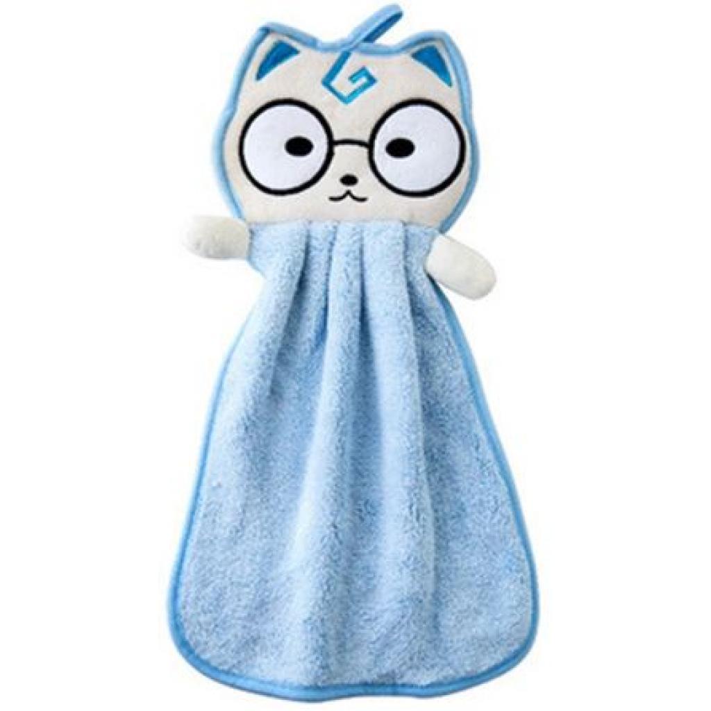 1 Piece Microfiber Kitchen, Cleaning Hand Dry, Baby Bath Towels - Blue