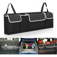 Car Trunk Organizer Interior Accessories Back Seat Big Storage Box Bag-Black