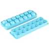 2 Piece, 14 Grid Round Ice Cube Tray Mould Ice Ball Maker-Blue