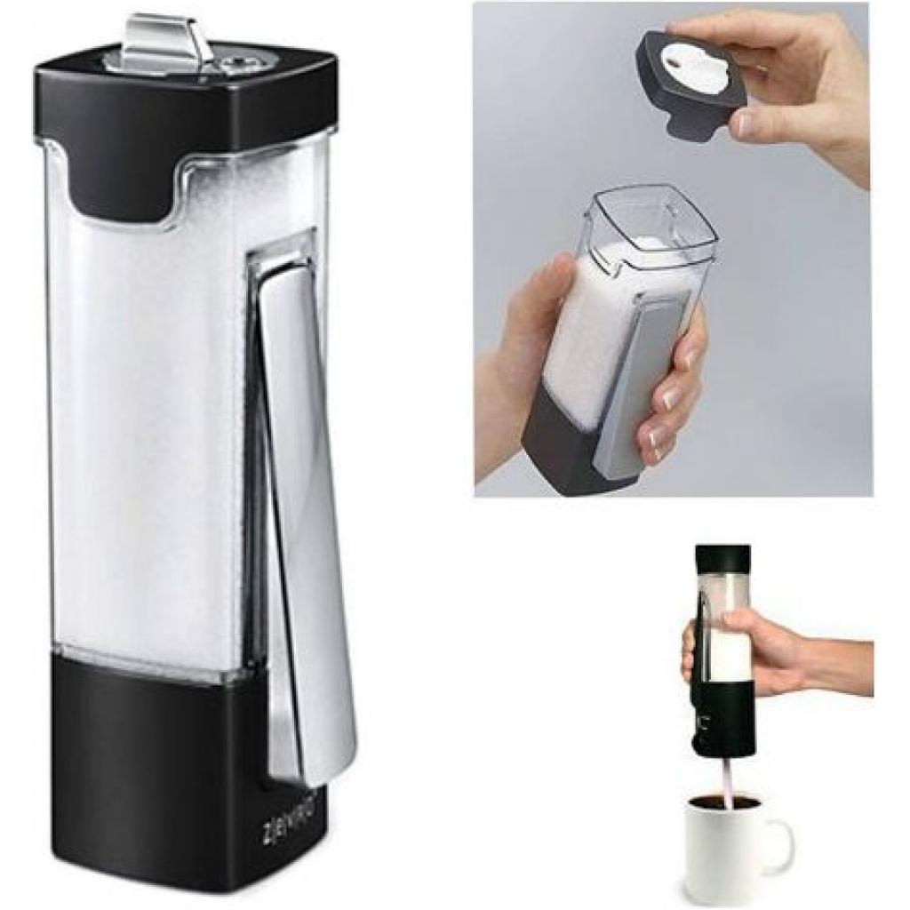 Portion Pro Kitchen Table Dash Salt Sugar Spice Spoon Dispenser -Black Salt Shakers TilyExpress 5