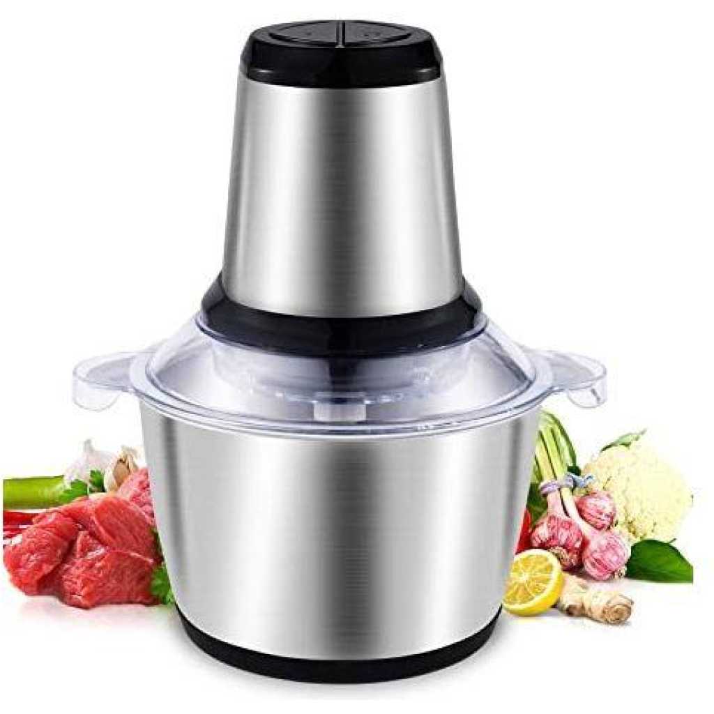 Sonifer Food Processor, Meat Grinder Mini Food Chopper For Vegetables -Silver