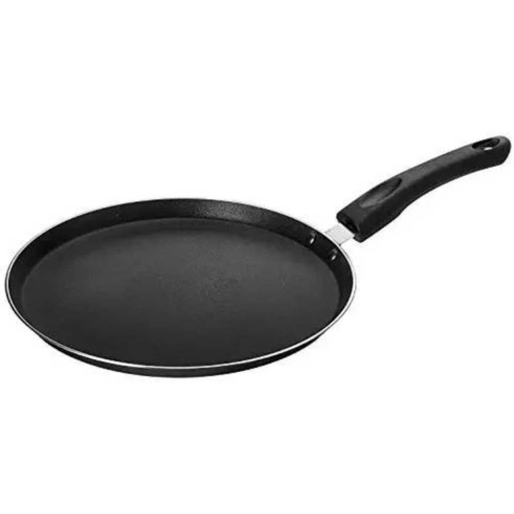 Pancake, Roti Bread, Egg,Chapati Frying Pan (28cm)-Black