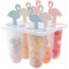 6 Ice Pop Makers, Popsicle Frozen Candy Ice Cream Moulds Tray- Multi-colour