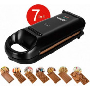 Sonifer 7 In1 Nonstick Cool Touch Handle Sandwich Maker, Toaster Grill Machine SF-6093-Black Sandwich Makers & Panini Presses TilyExpress 2