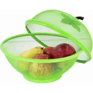 Fruit Vegetable Fruit Basket Storage Drainer Bowl Container, Green