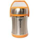 1.6L Steel Food Flask Lunch Box Storage Container -Silver