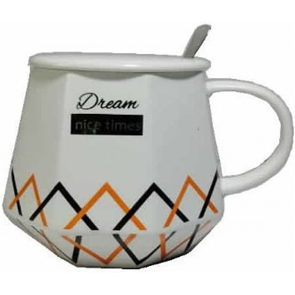 Portable Breakfast Coffee Mug, Tea Cup Gift Set -Cream Teacups TilyExpress