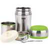 2.5L Steel Food Flask Lunch Box Storage Container -Silver