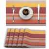 6 Pieces Of Placemats Table Mats-Orange Tabletop Accessories TilyExpress