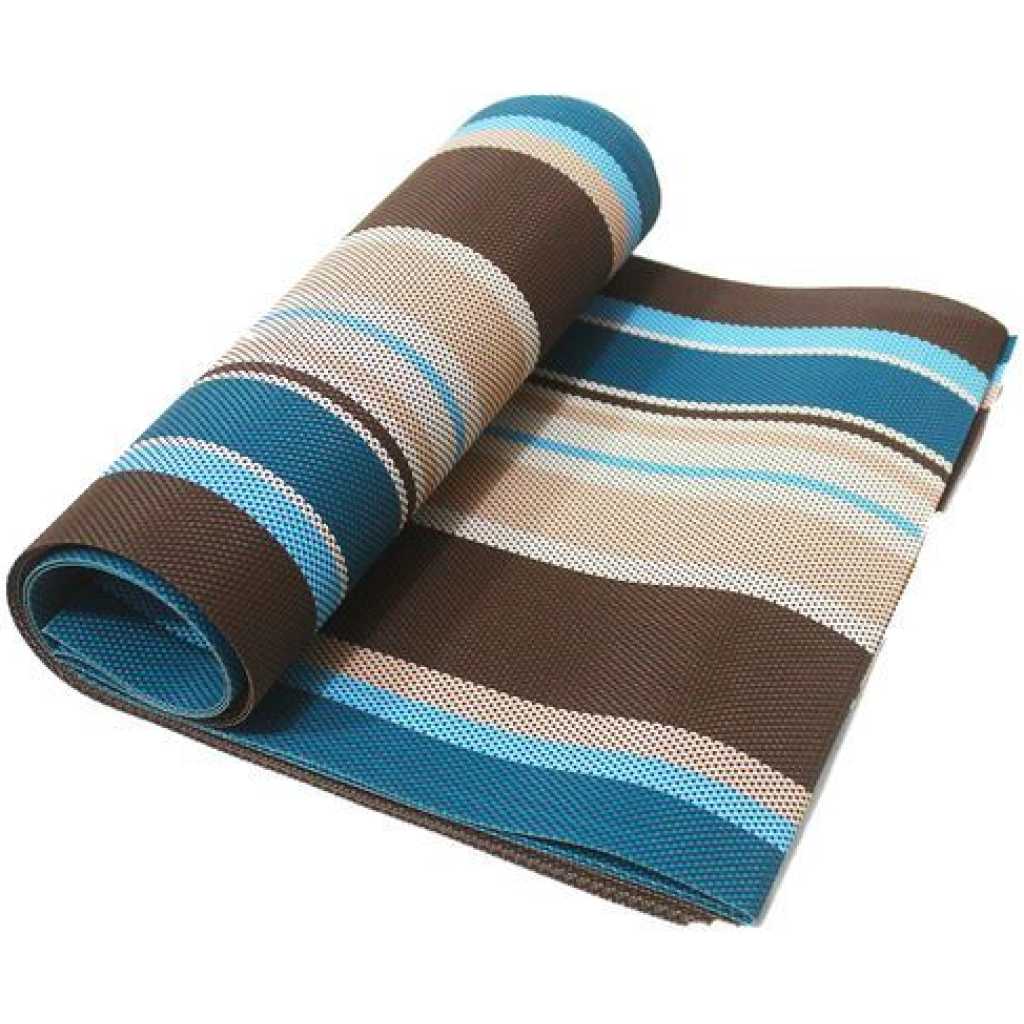 6 Pieces Of Placemats Table Mats With a Runner - Blue