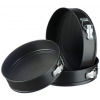 3 Pieces Of Round Baking Cake Mould Pans Trays- Black Bakeware Sets TilyExpress