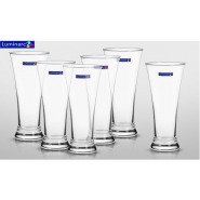 Luminarc 6 Pieces Of Water Juice Glasses Cups Drinkware-Colorless Stemmed Water Glasses TilyExpress 2