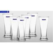 Luminarc 6 Pieces Of Water Juice Glasses Cups Drinkware-Colorless