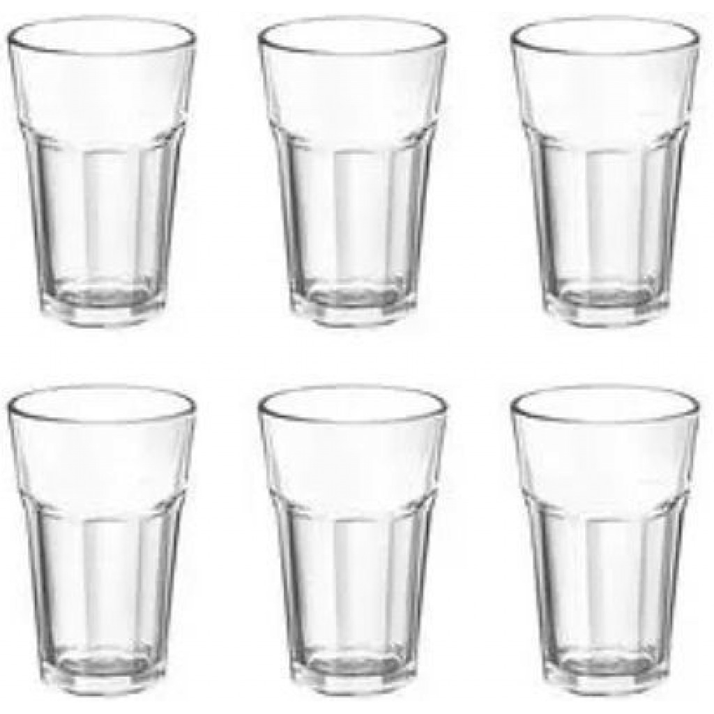Luminarc 6 Pieces Of Water Juice Glasses Cups Drinkware -Colorless Beer Glasses TilyExpress 3