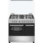 VENUS Cooker 4 Gas + 2 Electric Plates, 90cm, VC9642 BCD, Electric Oven & Grill, Rotisserie, Gas Protection & Automatic Ignition + Gas Cylinder Compartment