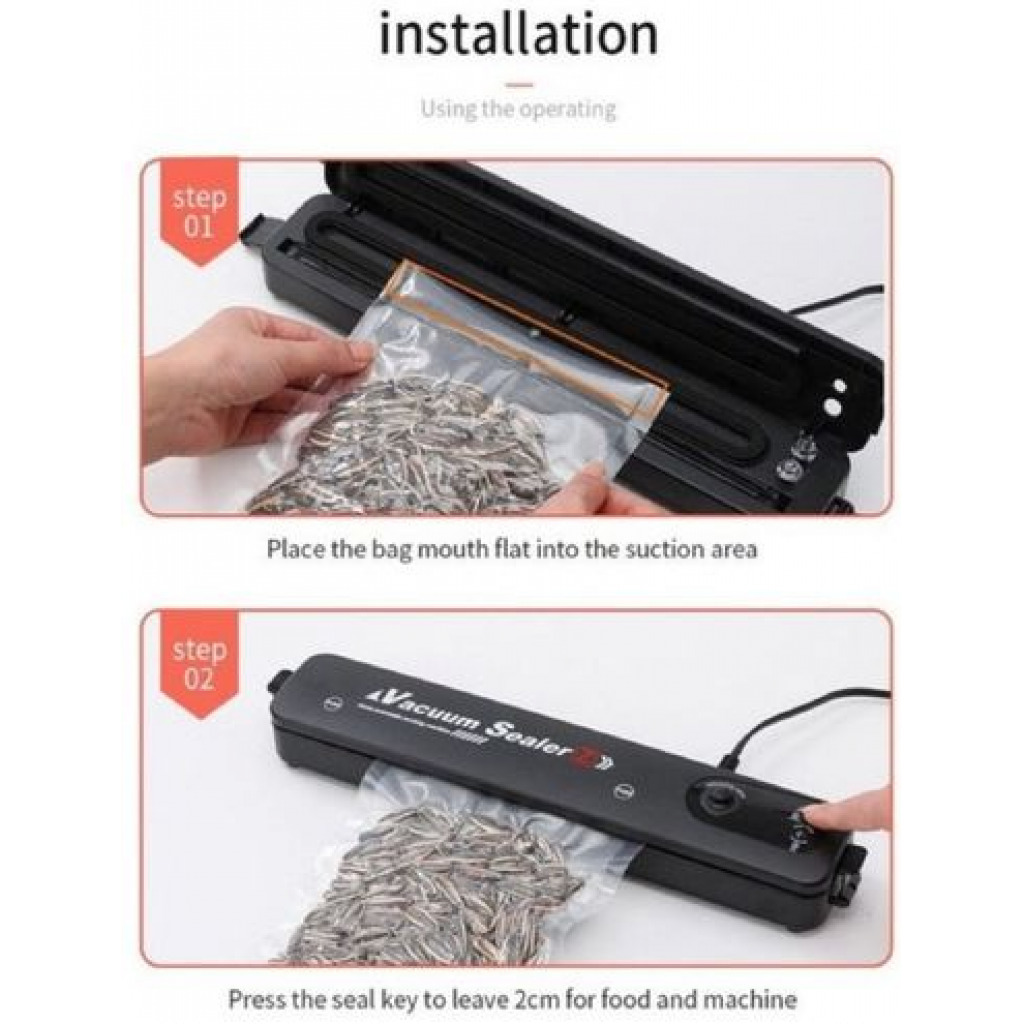 Vacuum Sealer Machine Fitbest Household Automatic Vacuum Air Sealing