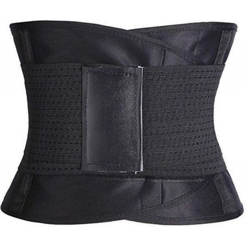 Women's Waist Trainer Slimming Belt - Black