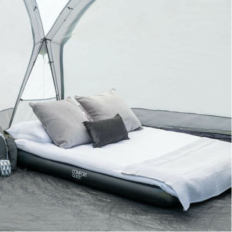 Comfort Quest 5x6 Double Air Bed Inflatable Camping Mattress Navy