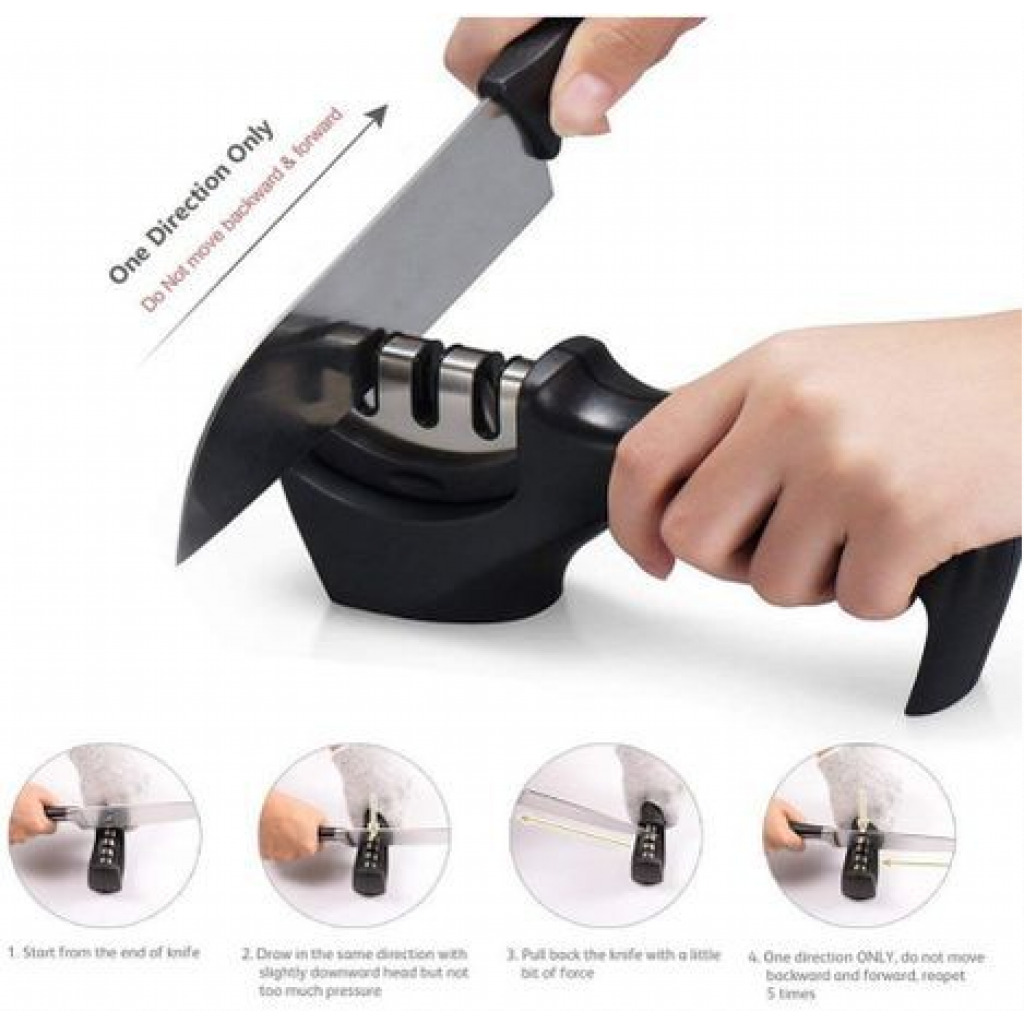 Knife Sharpener – Black Cutlery & Knife Accessories TilyExpress 8
