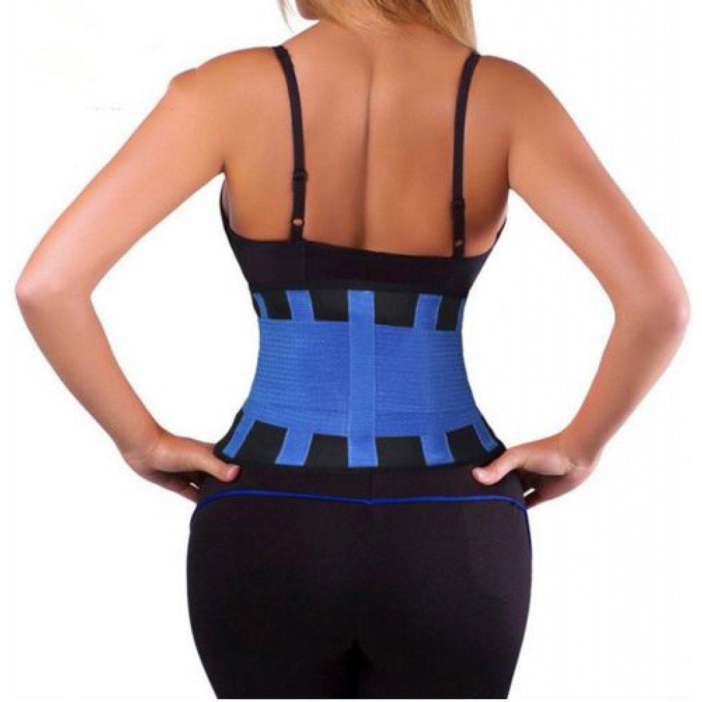 Women's Waist Trainer Slimming Belt - Blue