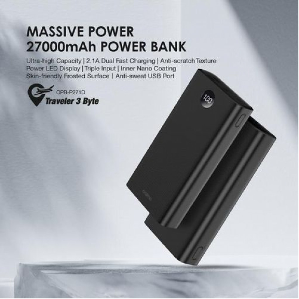 Oraimo Power Bank 27000mAh Massive Power Charing Bank Traveller 3 Byte