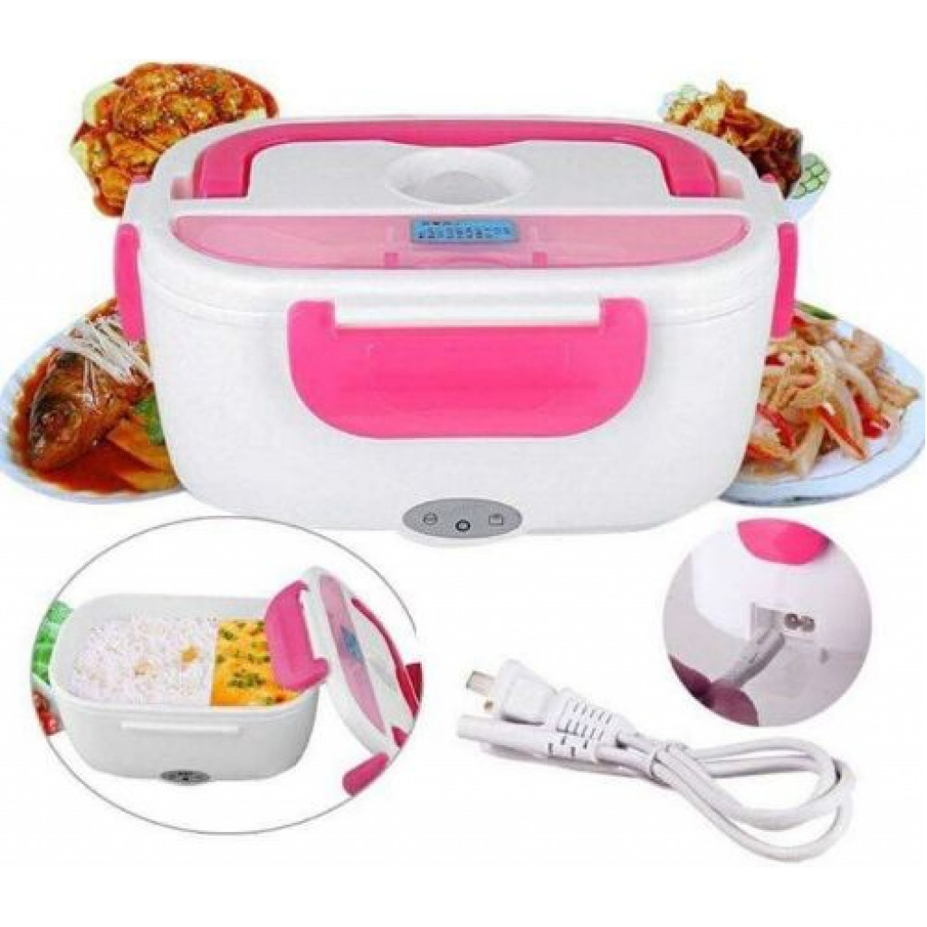 Portable Electric Lunch Box Car Food Warmer- Color May Vary