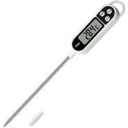 Digital Universal Kitchen Food Cooking Thermometer-White