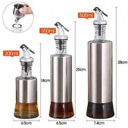 3 Pcs Glass Vinegar Cooking Oil Dispensers Sauce Sprayer Bottle Set -Colourless Oil Sprayers & Dispensers TilyExpress