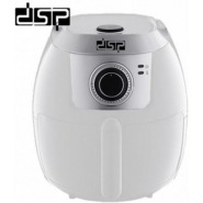 Dsp 5L Electric Hot Grill & Air Fryer In Oven Cooker -White.