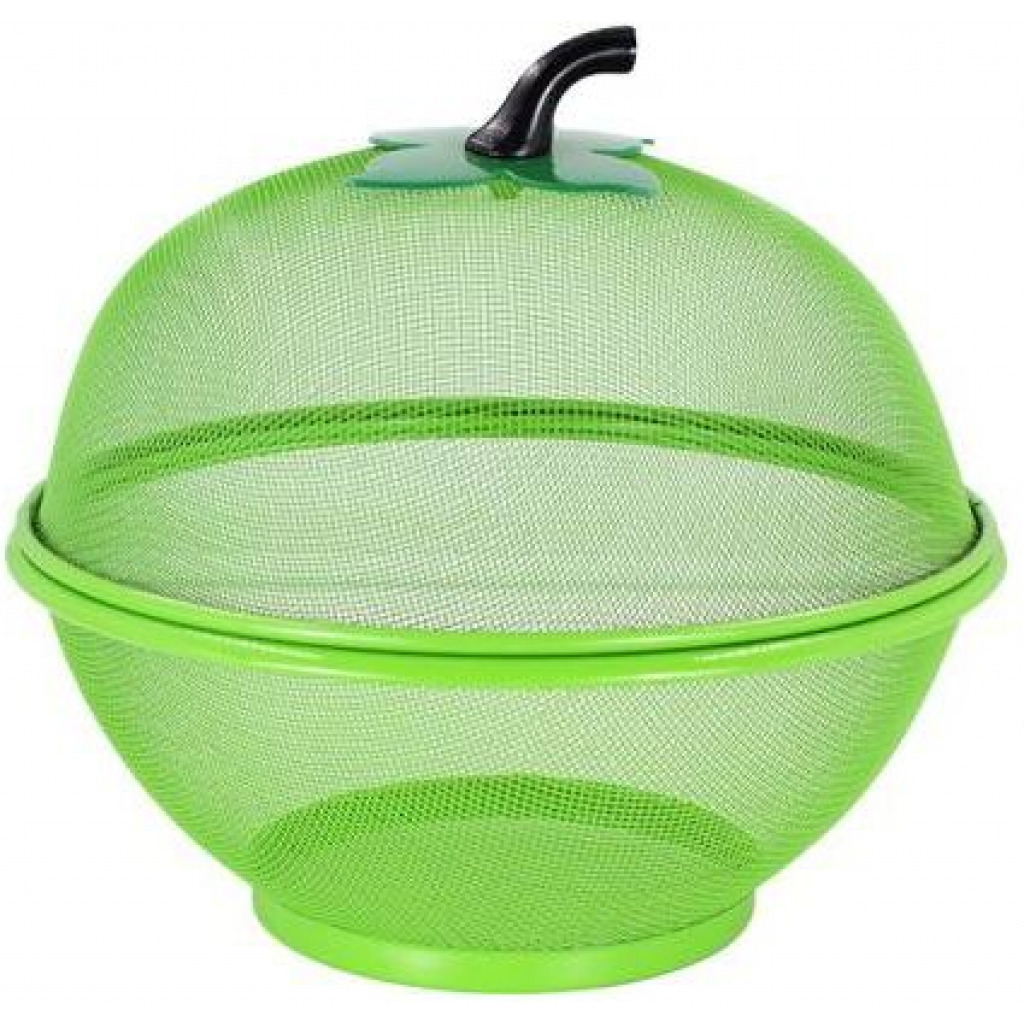 Fruit Vegetable Fruit Basket Storage Drainer Bowl Container, Green