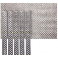6 Pieces Of Placemats Table Mats-Grey Tabletop Accessories TilyExpress